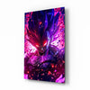 Warrior Furious Spirit Glass Wall Art || Designer Collection by Insigneart USA