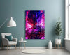 Warrior Furious Spirit Glass Wall Art || Designer Collection by Insigneart USA
