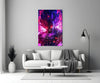 Warrior Furious Spirit Glass Wall Art || Designer Collection by Insigneart USA