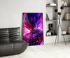 Warrior Furious Spirit Glass Wall Art || Designer Collection by Insigneart USA