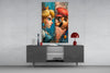 Mario and the Princess Glass Wall Art || Designer Collection by Insigneart USA