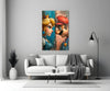 Mario and the Princess Glass Wall Art || Designer Collection by Insigneart USA