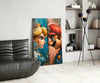 Mario and the Princess Glass Wall Art || Designer Collection by Insigneart USA