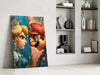 Mario and the Princess Glass Wall Art || Designer Collection by Insigneart USA