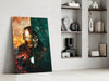 Iron Man and Doctor Doom: A War of Opposites Glass Wall Art || Designer Collection by Insigneart USA