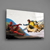 The Creation of Heroes Glass Wall Art || Designer Collection by Insigneart USA