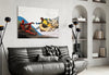 The Creation of Heroes Glass Wall Art || Designer Collection by Insigneart USA