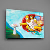 Homer's Genesis Glass Wall Art || Designer Collection by Insigneart USA