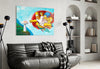 Homer's Genesis Glass Wall Art || Designer Collection by Insigneart USA