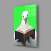 Educated Seagull Glass Wall Art || Designer Collection by Insigneart USA