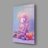 Grape Goddess Glass Wall Art || Designer Collection by Insigneart USA