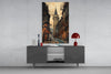 Galata Street Glass Wall Art || Designer Collection by Insigneart USA