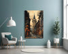 Galata Street Glass Wall Art || Designer Collection by Insigneart USA