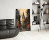 Galata Street Glass Wall Art || Designer Collection by Insigneart USA