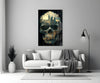City Skull Glass Wall Art || Designer Collection by Insigneart USA