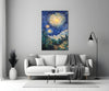 Starry Night Review Glass Wall Art || Designer Collection by Insigneart USA