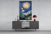 Starry Night Review Glass Wall Art || Designer Collection by Insigneart USA