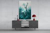 Mint Deer Glass Wall Art || Designer Collection by Insigneart USA