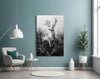 Monochrome Deer Glass Wall Art || Designer Collection by Insigneart USA
