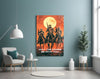 Cowboy Empire Glass Wall Art || Designer Collection by Insigneart USA