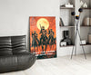 Cowboy Empire Glass Wall Art || Designer Collection by Insigneart USA