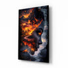 The Fire Within Glass Wall Art || Designer Collection by Insigneart USA