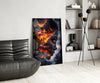 The Fire Within Glass Wall Art || Designer Collection by Insigneart USA