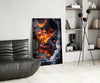The Fire Within Glass Wall Art || Designer Collection by Insigneart USA