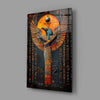 Winged God Glass Wall Art || Designer Collection by Insigneart USA