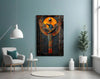 Winged God Glass Wall Art || Designer Collection by Insigneart USA