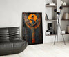 Winged God Glass Wall Art || Designer Collection by Insigneart USA