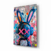 Graffiti Rabbit Glass Wall Art || Designer Collection by Insigneart USA