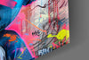 Graffiti Rabbit Glass Wall Art || Designer Collection by Insigneart USA