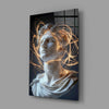 The Shining Mind of Aurelius Glass Wall Art || Designer Collection by Insigneart USA