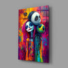 Colorful Nightmare Glass Wall Art || Designer Collection by Insigneart USA