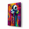 Colorful Nightmare Glass Wall Art || Designer Collection by Insigneart USA