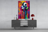 Colorful Nightmare Glass Wall Art || Designer Collection by Insigneart USA
