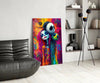 Colorful Nightmare Glass Wall Art || Designer Collection by Insigneart USA