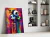 Colorful Nightmare Glass Wall Art || Designer Collection by Insigneart USA