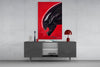 Alien: Red Menace Glass Wall Art || Designer Collection by Insigneart USA