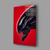 Alien: Red Menace Glass Wall Art || Designer Collection by Insigneart USA