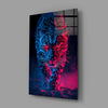 Neon Leopard Glass Wall Art || Designer Collection by Insigneart USA