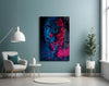 Neon Leopard Glass Wall Art || Designer Collection by Insigneart USA