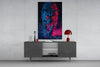 Neon Leopard Glass Wall Art || Designer Collection by Insigneart USA