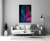 Neon Leopard Glass Wall Art || Designer Collection by Insigneart USA