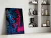 Neon Leopard Glass Wall Art || Designer Collection by Insigneart USA