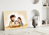Little Holy Family Glass Wall Art || Designer Collection by Insigneart USA