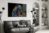 Neon Jaguar Glass Wall Art || Designer Collection by Insigneart USA