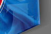 The fluctuating Detroit Pistons Glass Wall Art || Designer Collection by Insigneart USA