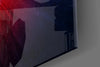 Detroit Pistons: Blue Light Glass Wall Art || Designer Collection by Insigneart USA